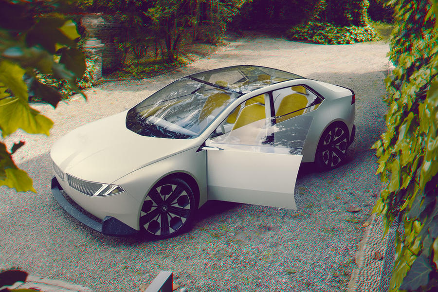 BMW Vision Neue Klasse concept front quarter with front-left door open
