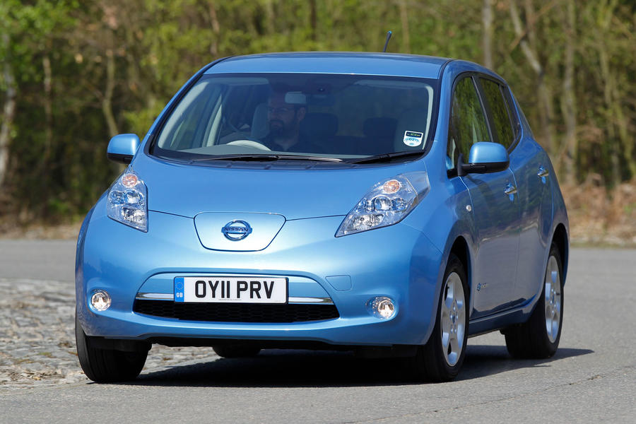 Nissan Leaf 2011 front quarter cornering