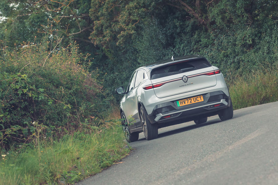 Renault Megane E-Tech Electric rear cornering