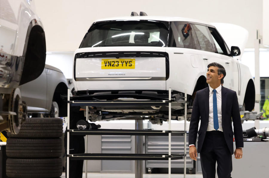 Rishi Sunak JLR