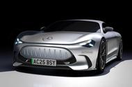 Mercedes AMG GT Four door EV concept front three quarter