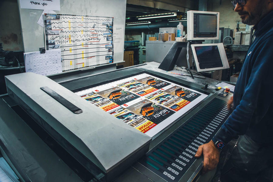 Autocar covers printing