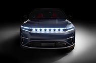 Jeep Wagoneer S front end illuminated grille