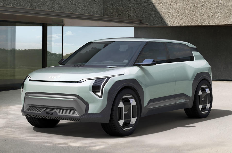 Kia Concept EV3 front quarter
