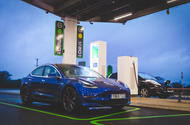 Tesla Model 3 using Gridserve charger