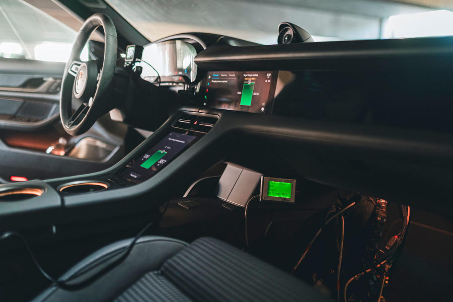2024 Porsche Taycan prototype interior 
