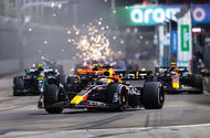 Max Verstappen cornering