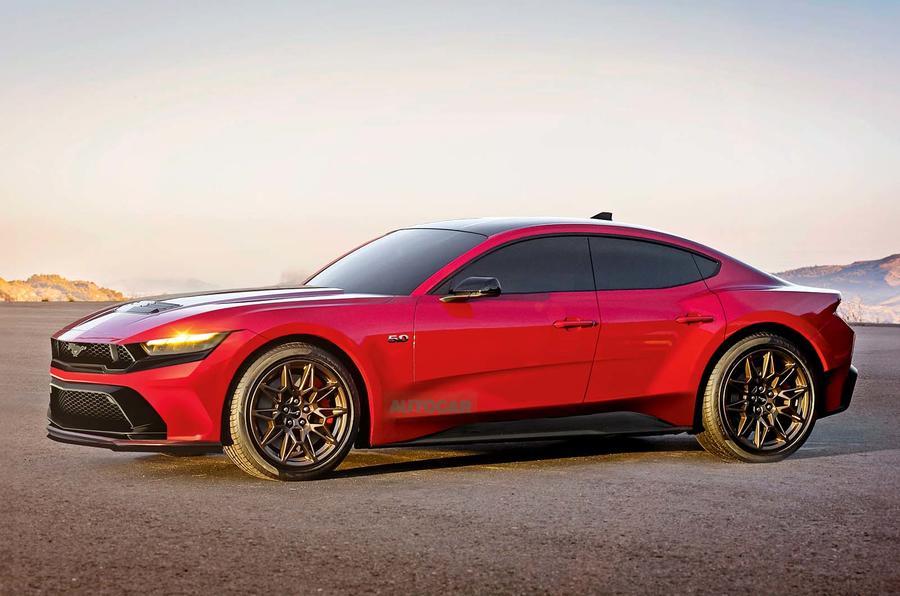 Ford Mustang 4dr Autocar render