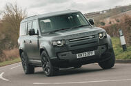 Land Rover Defender 130 front lead
