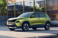 Skoda Kylaq front quarter