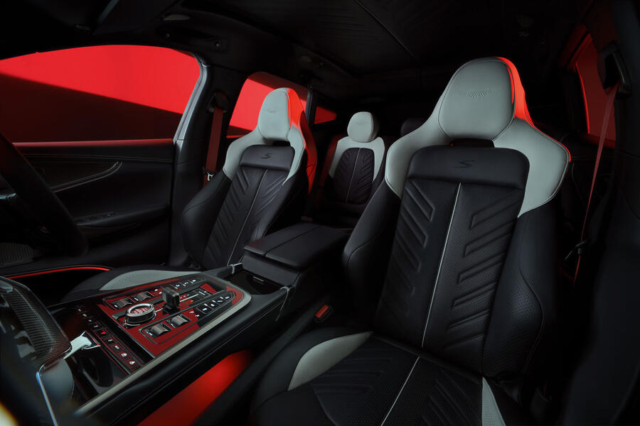Aston Martin DBX S interior – front seats