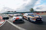 BTCC racing cars front dynamic