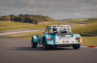 Caterham Academy race car on track   rear