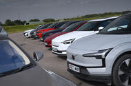 Electric cars at Millbrook proving ground Electric cars at Millbrook proving ground