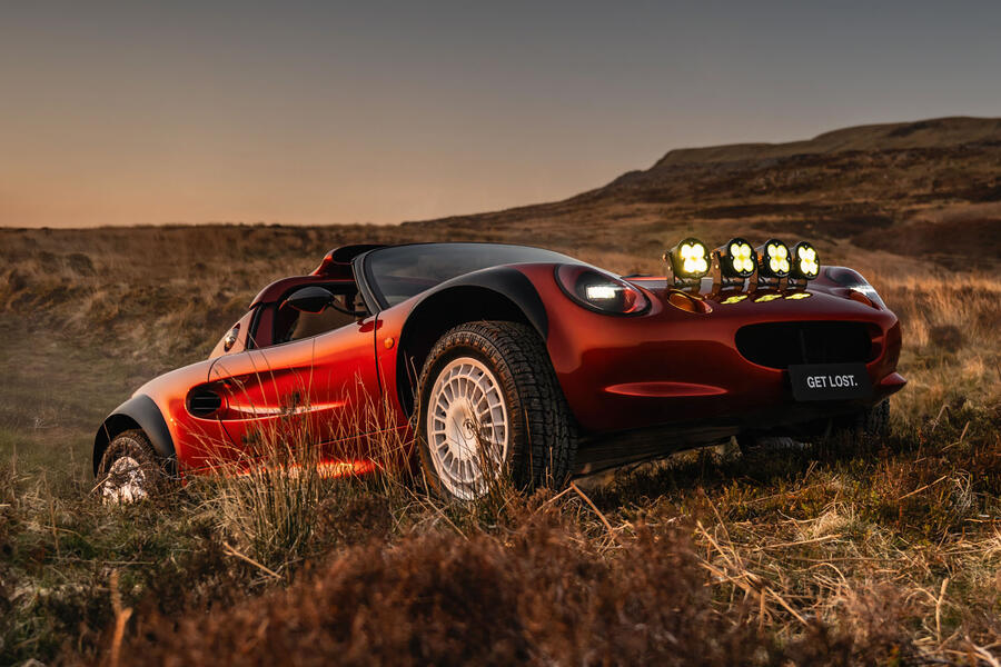 Get Lost Project Safari – front quarter, off-roading