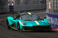 Aston Martin Valhalla Monaco front quarter tracking lead