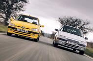 citroen saxo vts vs peugeot 106 gti twin front tracking
