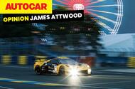 Le Mans racing car dusk