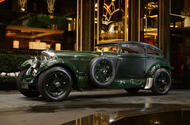 Bentley Blue Train Special London outside Savoy lead