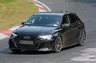 Audi RS3 Nurburgring front quarter tracking