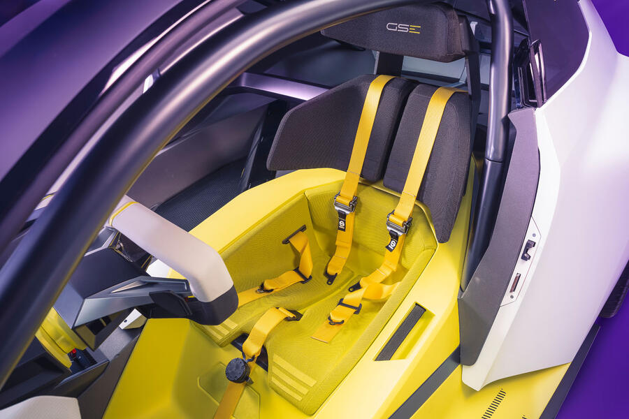 Vauxhall Corsa GSE Vision Gran Turismo seats