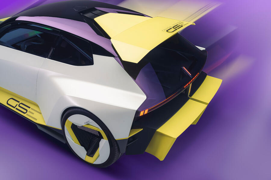 Vauxhall Corsa GSE Vision Gran Turismo – rear spoiler extended