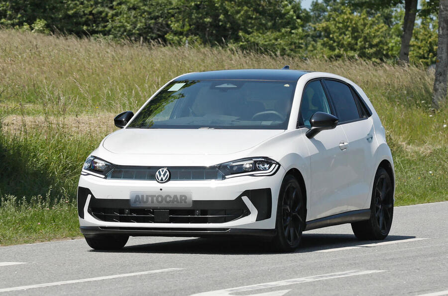 VW ID2 test mule driving