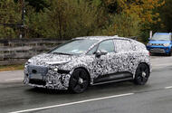 Audi prototype camo front quarter tracking wide Audi prototype camo front quarter tracking wide