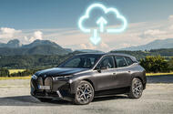 bmw ix front quarter static cloud connectivity