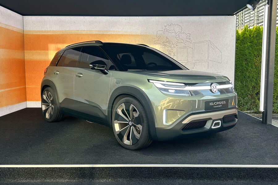 VW ID Cross at 2025 Munich motor show – front quarter