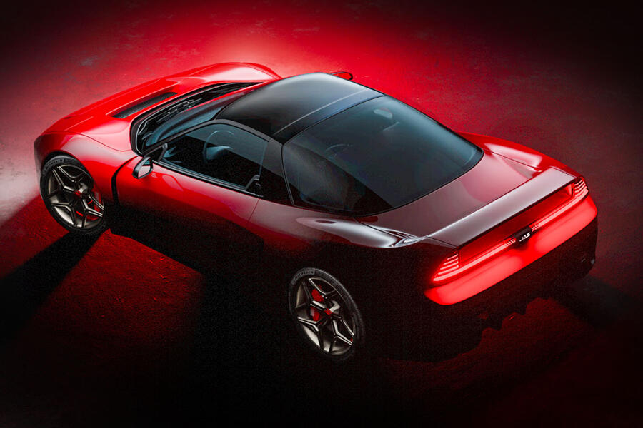 JAS Motorsport Honda NSX teaser – rear